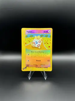 Pokemon TCG: Togepi #114/147 Aquapolis Set Reverse Holo MP/LP - Image 1