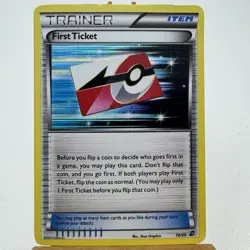 First Ticket - 19/20 - Dragon Vault - Holo - Pokemon - Damaged - Image 1