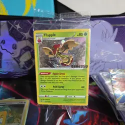 Pokemon TCG Flapple Gamestop Stamped Promo 022/192 Exclusive Holo Sealed - Image 1