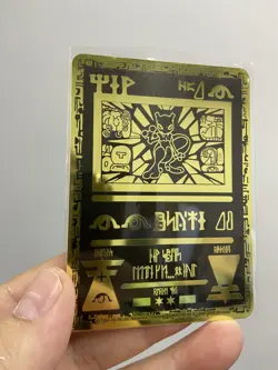 1999-2000 Wizards Gold Metal Pokemon Card-Collectible Gift Display！ - Image 2