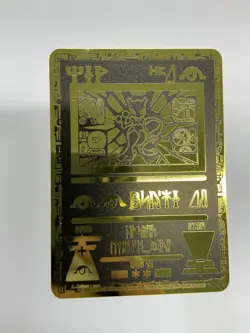 1999-2000 Wizards Gold Metal Pokemon Card-Collectible Gift Display！ - Image 3