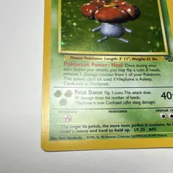 Pokemon TCG Vileplume Jungle Holo Rare Unlimited 15/64 80 HP 1999 English WOTC - Image 2