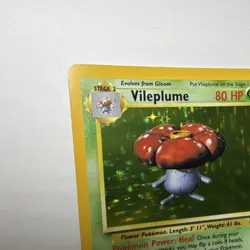 Pokemon TCG Vileplume Jungle Holo Rare Unlimited 15/64 80 HP 1999 English WOTC - Image 3
