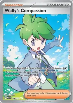 Wally’s Compassion Full Art - Pokemon Mega Evolution Base Set 176/132 - Image 1