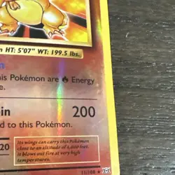 Pokemon TCG Charizard 11/108 Evolutions Reverse Holo Rare Stage 2 150 MP - Image 3