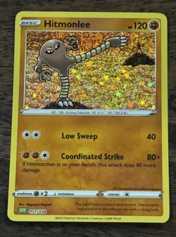 🦵 Hitmonlee 011/034 CLV 🦵 Pokemon TCG Classic Collection NM Holo - Image 1