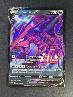 Pokemon TCG Eternatus V SWSH064 Black Star Promo Ultra Rare Sword & Shield NM - Image 2