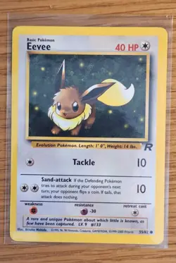 Pokemon WOTC Team Rocket Eeveelutions, Dark Flareon, Jolteon, Vaporeon, & Eevee - Image 3