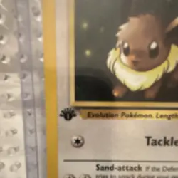 Pokemon 1st edition Eevee Rare Regular 40 HP 55/82 Team Rocket Unlimited English - Image 4