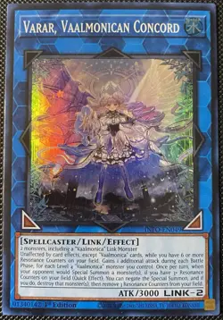 Varar, Vaalmonican Concord INFO-EN049 The Infinite Forbidden 1st Ed Yugioh Card - Image 1