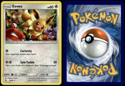 Eevee 48/68 Holo Rare Hidden Fates Pokemon Near Mint - Image 1