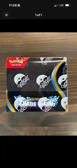 Pokemon TCG Mega Evolution Chaos Rising Booster Display Box 36 Packs, Sealed/New - Image 2