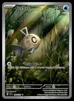 Feebas 198/191 | Illustration Rare | Surging Sparks | NM | Pokemon - Image 1