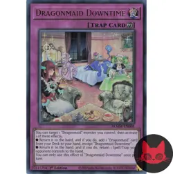Yugioh Dragonmaid Downtime BLMM-EN068 Ultra Rare 1st Edition NM - Image 1
