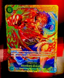 2025 ONE PIECE OP13-CARRYING ON HIS WILL #118 MONKEY D. LUFFY -PACK FRESH-CLEAN - Image 1