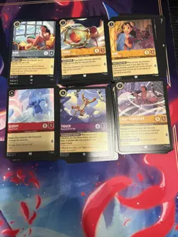 Disney Lorcana Winterspell 100 card bulk common uncommon lot - Image 1
