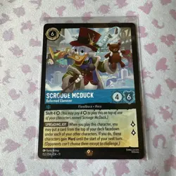 Disney Lorcana Winterspell Scrooge McDuck Reformed Ebenezer 152/204 NM - Image 1