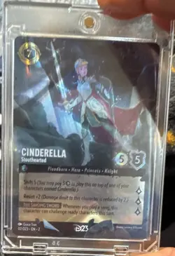 Disney Lorcana TCG Cinderella - Stouthearted D23 Promo Foil #2 EN 2023 - Image 1