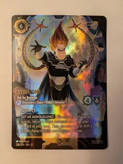 Disney Lorcana Syndrome Out for Revenge Enchanted 238/204 Pixar Incredibles Foil - Image 1