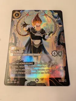 Disney Lorcana Syndrome Out for Revenge Enchanted 238/204 Pixar Incredibles Foil - Image 2
