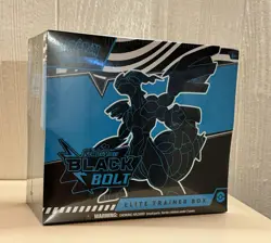 Pokemon TCG Black Bolt ETB Elite Trainer Box New Sealed Trading Card Game - Image 1