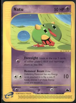 Natu 80/144 Skyridge Pokemon English Card (MP) - Image 1