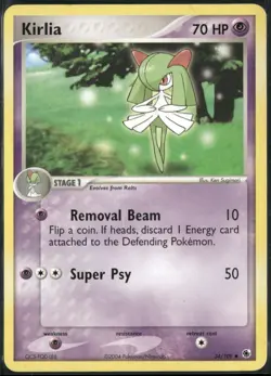 Kirlia 34/109 EX Ruby & Sapphire Pokemon English Card (HP) - Image 1