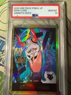 PSA 10 Yamato Gold DON Card PRB02 JP One Piece Premium Booster - Image 1