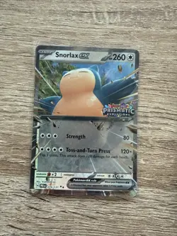 Snorlax EX 076/131 Stamped Card And Jumbo Card Prismatic Evolutions NM+ - Image 5