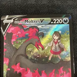 Pokemon TCG English Card Astral Radiance Galarian Moltres V Gallery TG20/TG30 - Image 2