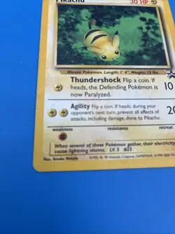 LP Pikachu 27 WOTC Black Star Promo Series Nintendo Pokemon Card - Image 2