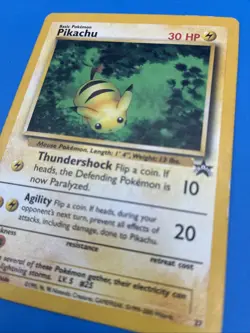 LP Pikachu 27 WOTC Black Star Promo Series Nintendo Pokemon Card - Image 3