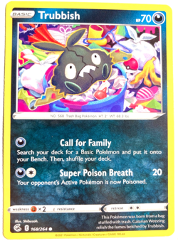 Pokemon Trubbish! + FREE extra Rare card! - Image 1
