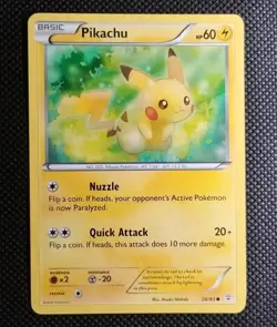 Pikachu Generations Pokemon Card 26/83 Commons - EXC LP - Image 1