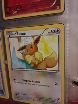 Pokemon TCG Mixed Card Lot Of 9, Eevee, Snubbull, Ducklett, Pansage, Trainer - Image 2