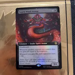 [1x] South Wind Avatar - Foil - Extended Art Near Mint, English UB: Teenage Muta - Image 1