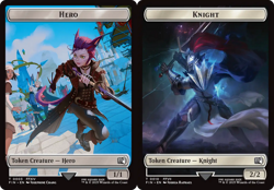 x1 Hero / Knight TFIN Final Fantasy MTG 3-10 TOKEN M/NM 1x - Image 1