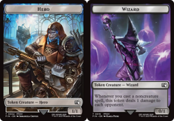 x4 Hero / Wizard TFIN Final Fantasy MTG 4-15 TOKEN M/NM 4x - Image 1