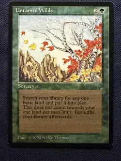 Untamed Wilds - 1994 Magic the Gathering MTG Legends - Free Shipping! - Image 1