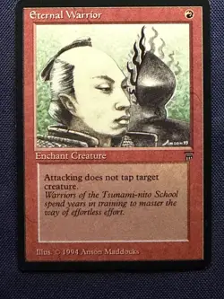 Eternal Warrior - 1994 Magic the Gathering MTG Legends - Free Shipping! - Image 1
