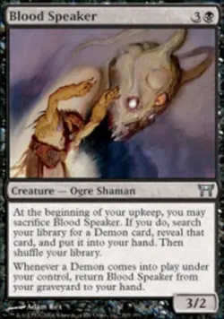 1x Blood Speaker Moderate Play MTG Magic - Kid Icarus - - Image 1