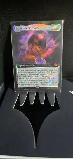 Mtg- Palantir of Orthanc (Extended Art) (Surge Foil) Lord of the Rings - Image 1