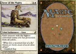 Magic the Gathering -MTG- Favor of the Mighty - Image 1