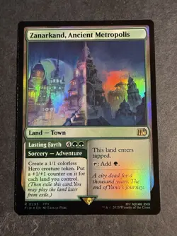 Zanarkand, Ancient Metropolis Foil Final Fantasy Magic the Gathering Rare LP - Image 1