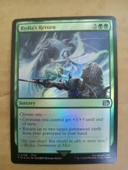 Rydia's Return - 198 - Foil - FIN MTG Magic the Gathering Very Nice Pack Fresh! - Image 1