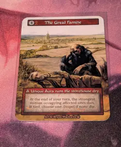 Sorcery Arthurian Legends The Great Famine Unique N/NM Condition - Image 1