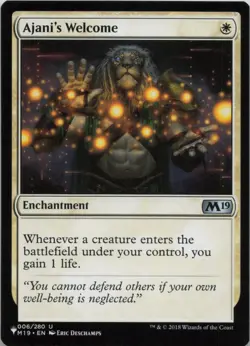 Ajani's Welcome U The List Reprints 006/280 - Image 1