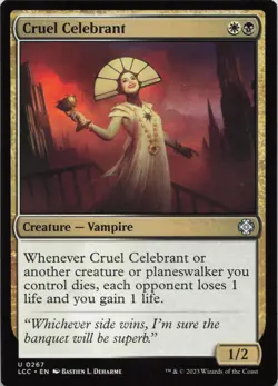 Cruel Celebrant U Commander: The Lost Caverns of Ixalan 267 LP-NM - Image 1