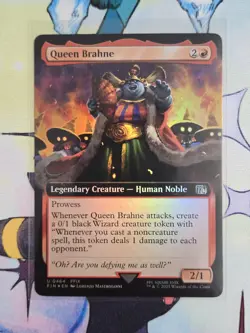 Queen Brahne (Extended Art) Final Fantasy Foil MTG - Image 1