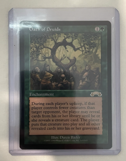 1x Oath of Druids Exodus MTG Magic the Gathering LP/NM - Image 1